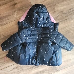 Baby Girls Falls Creek Fleece Lined Parka Winter Coat Size 12 18 24  Months NWT